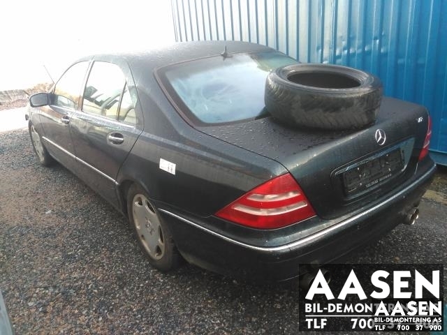 Mercedes S-Klasse 1999-2005 (W220) (W220), Motorkode: M 137.970, Girkassekode: 