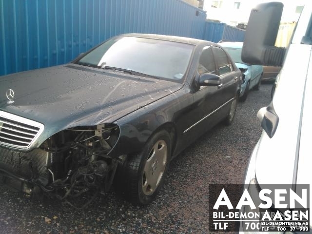 Mercedes S-Klasse 1999-2005 (W220) (W220), Motorkode: M 137.970, Girkassekode: 