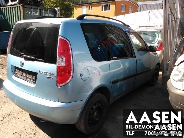 Škoda Roomster 2010-2015 (Fase 2) , Motorkode: CAYB, Girkassekode: KFK
