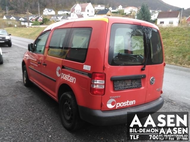 VW Caddy 2010-2015 (Type III, Fase 2) , Motorkode: CFHC, Girkassekode: PQT