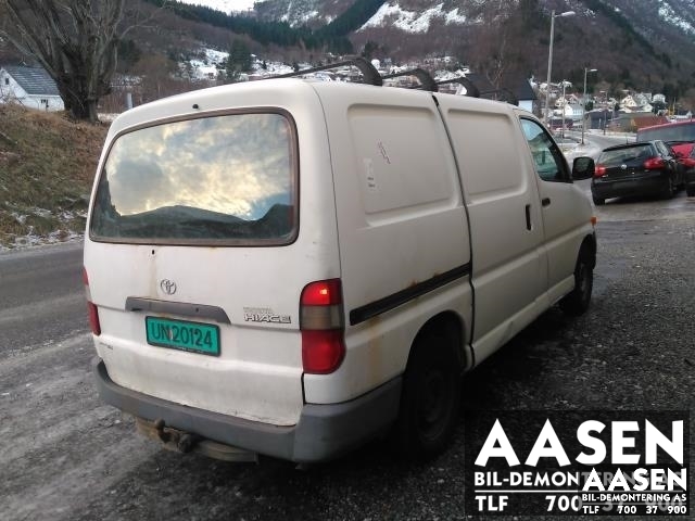 Toyota Hiace 1996-2001 (Fase 1) , Motorkode: 2L, Girkassekode: 