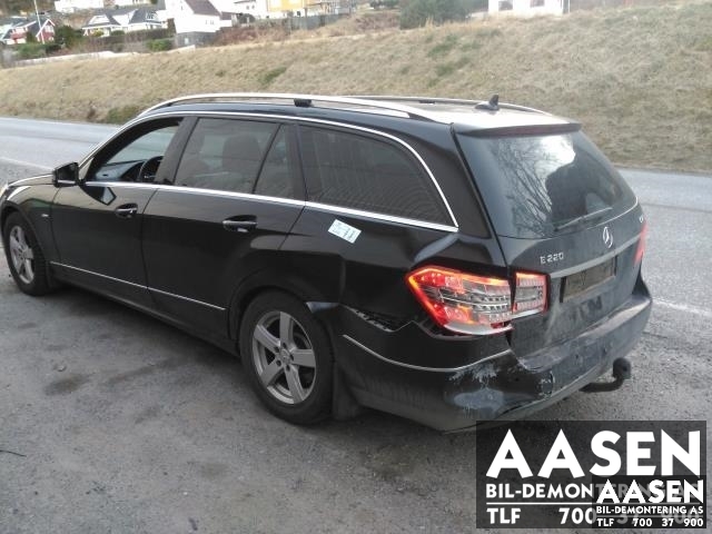 Mercedes E-Klasse 2009-2013 (Fase 1) (W212) (W212), Motorkode: OM651.924, Girkassekode: 722646 08