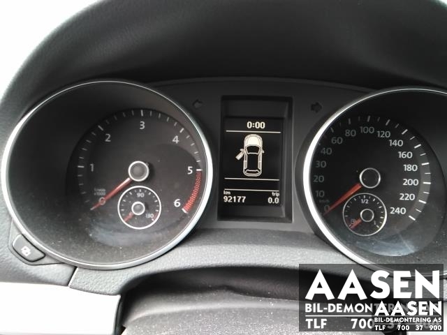 VW Golf VI 2008-2012 , Motorkode: CAYC, Girkassekode: MGN