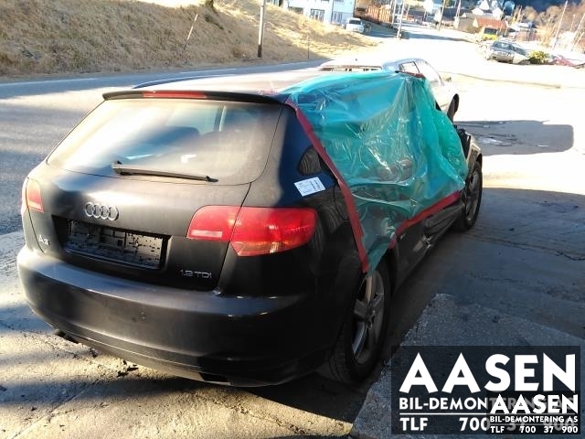 Audi A3 2003-2008 (Type II, Fase 1) , Motorkode: BXE, Girkassekode: JCR