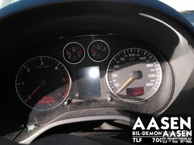 Audi A3 2003-2008 (Type II, Fase 1) , Motorkode: BXE, Girkassekode: JCR
