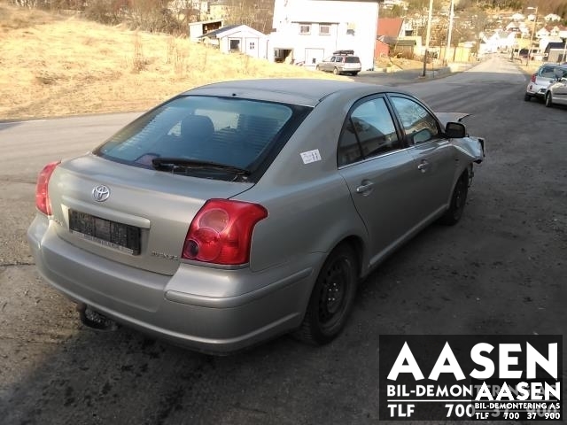 Toyota Avensis 2003-2008 (Type II) , Motorkode: 3ZZ-FE, Girkassekode: