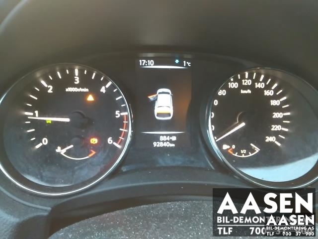 Nissan Qashqai 2014-2021 (Type II) , Motorkode: R9M, Girkassekode: 320104EA5E