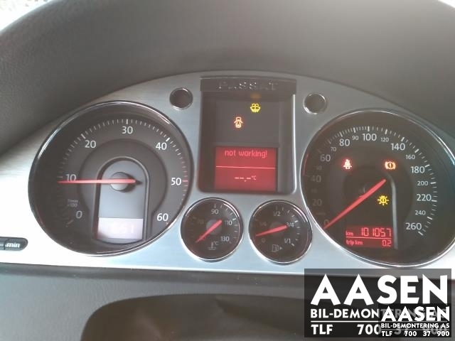 VW Passat 2005-2010 (B6) (B6), Motorkode: BXE, Girkassekode: JCX
