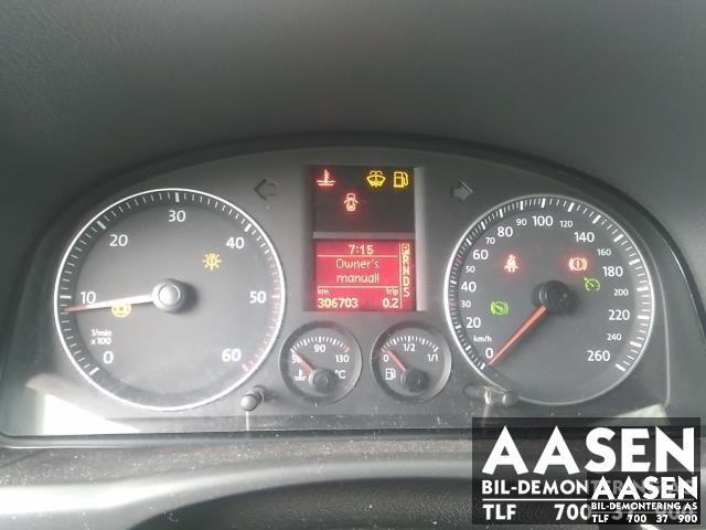 VW Touran 2003-2006 (Type I, Fase 1) , Motorkode: BKD, Girkassekode: HJP