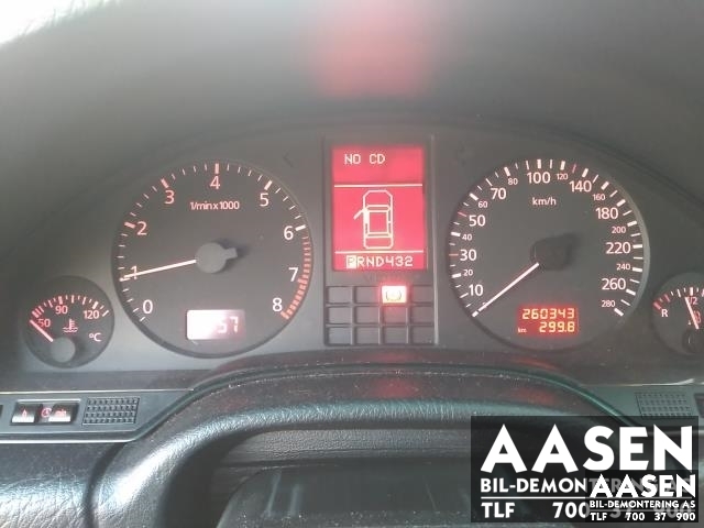 Audi A8 1995-2002 (Type I) , Motorkode: ACK, Girkassekode: DUN DRN