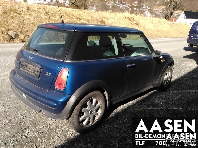 Mini One/Cooper 2001-2007 (R50-53) (R50-53), Motorkode: W10B16A, Girkassekode: 
