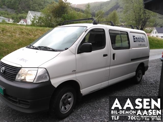 Toyota Hiace 2007-2012 (Fase 3) , Motorkode: 2KD-FTV, Girkassekode: 33030-26A60