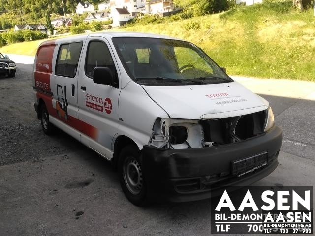 Toyota Hiace 2007-2012 (Fase 3) , Motorkode: 19000-30470, Girkassekode: 