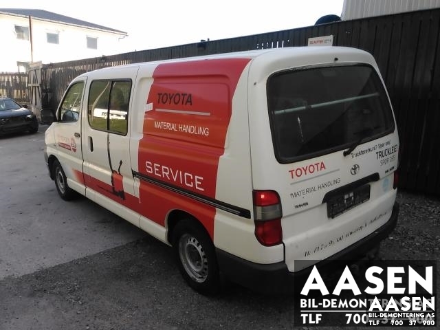 Toyota Hiace 2007-2012 (Fase 3) , Motorkode: 19000-30470, Girkassekode: 