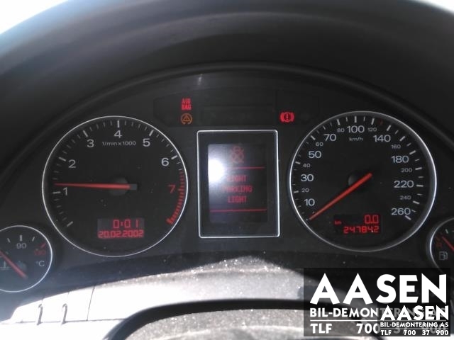 Audi A4 2001-2004 (Type II) (B6) (B6), Motorkode: BFB, Girkassekode: GDU