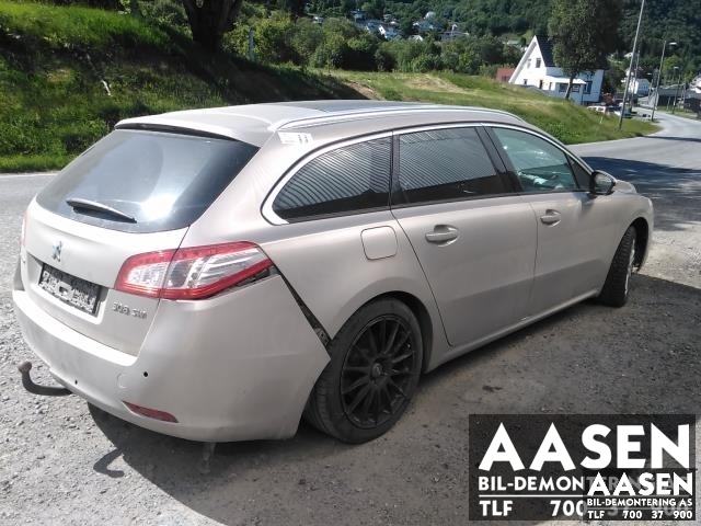 Peugeot 508 2011-2014 (Type I, Fase 1) , Motorkode: 9H05, Girkassekode: 22222JW