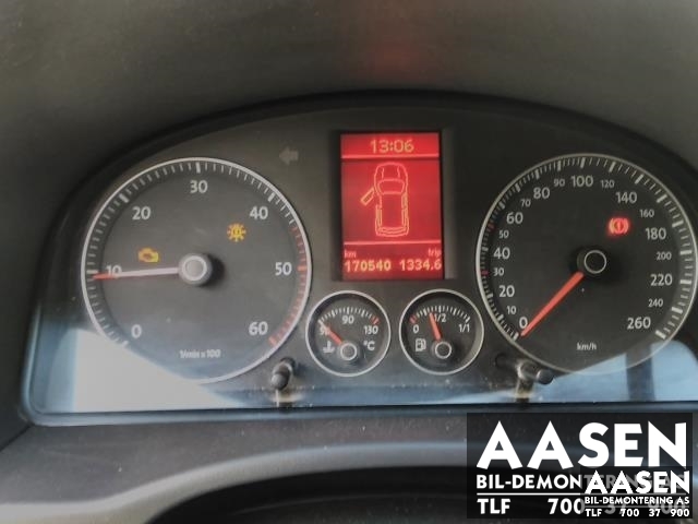VW Caddy 2010-2015 (Type III, Fase 2) , Motorkode: BLS, Girkassekode: KXV
