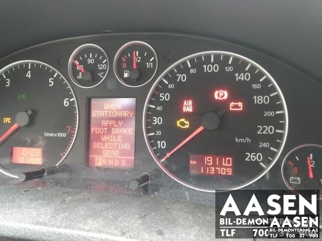 Audi A6 2001-2004 (Type II, Fase 2) (C5) (C5), Motorkode: BDV, Girkassekode: FAM