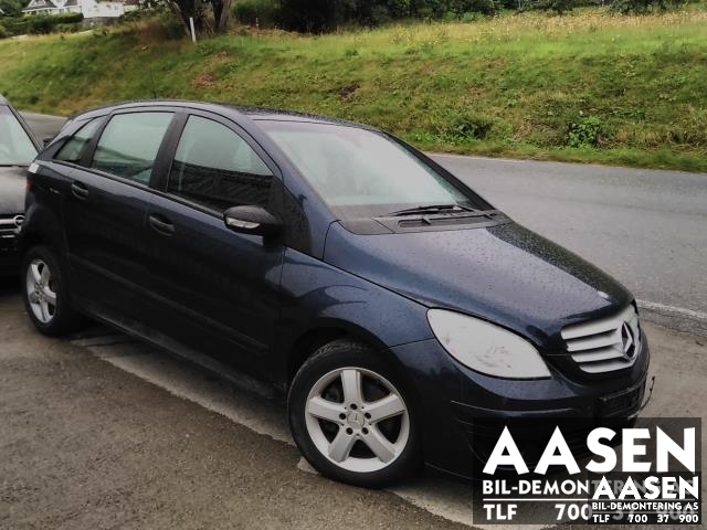 Mercedes B-Klasse 2005-2008 (Fase 1) (W245) (W245), Motorkode: 640940 30, Girkassekode: 722800 00