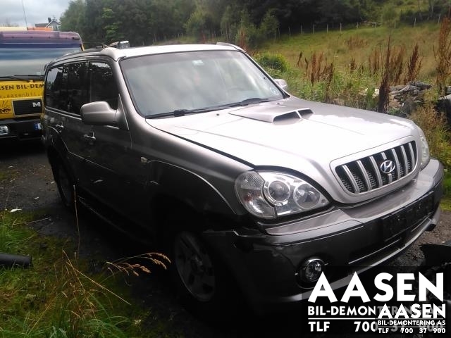 Hyundai Terracan 2002-2007 , Motorkode: J3, Girkassekode: 