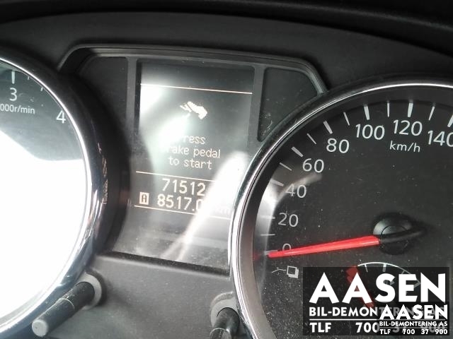Nissan Qashqai 2010-2014 (Type I, Fase 2) , Motorkode: R9M, Girkassekode: 