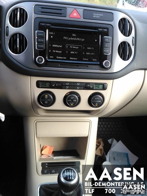 VW Tiguan 2007-2011 (Type I, Fase 1) , Motorkode: CBAB, Girkassekode: KUG