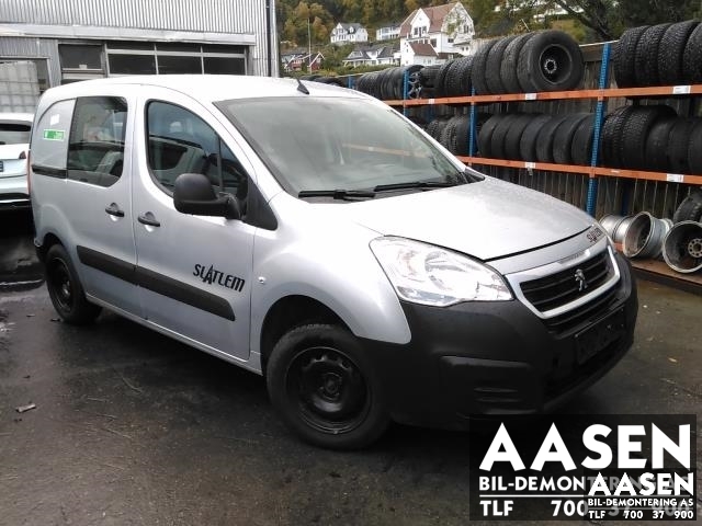 Peugeot Partner 2015-2019 (Type II, Fase 2) , Motorkode: BHW, Girkassekode: 16 124 442 80