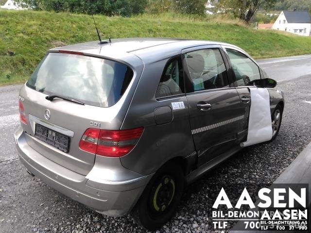 Mercedes B-Klasse 2005-2008 (Fase 1) (W245) (W245), Motorkode: OM640.940, Girkassekode: 722800 00