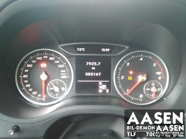 Mercedes B-Klasse 2011-2018 (W246) (W246), Motorkode: K9K 607951 00, Girkassekode: 724020 00
