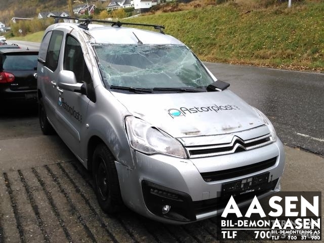 Citroën Berlingo 2015-2019 (Type II, Fase 2) , Motorkode: BHY, Girkassekode: 16 099 833 80