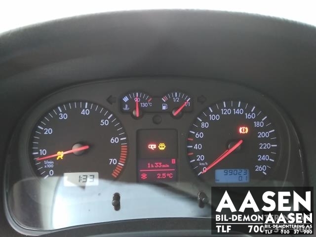 VW Golf IV 1998-2003 , Motorkode: BAD, Girkassekode: FYK