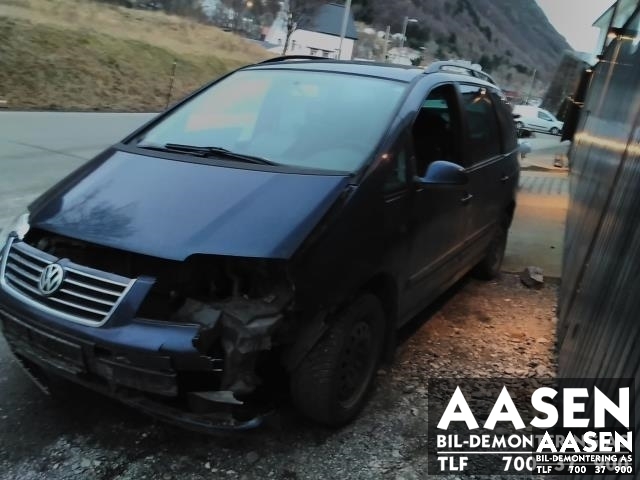 VW Sharan 2000-2010 (Type I, Fase 2) , Motorkode: AUY, Girkassekode: FUX