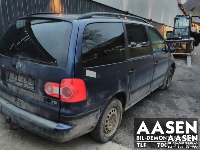 VW Sharan 2000-2010 (Type I, Fase 2) , Motorkode: AUY, Girkassekode: FUX