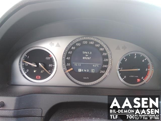 Mercedes C-Klasse 2007-2011 (Fase 1) (W204) (W204), Motorkode: 646811 30, Girkassekode: 722699 07