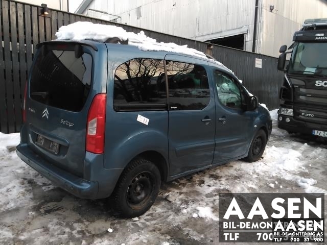 Citroën Berlingo 2008-2015 (Type II, Fase 1) , Motorkode: 9H01, Girkassekode: 16 089 352 80