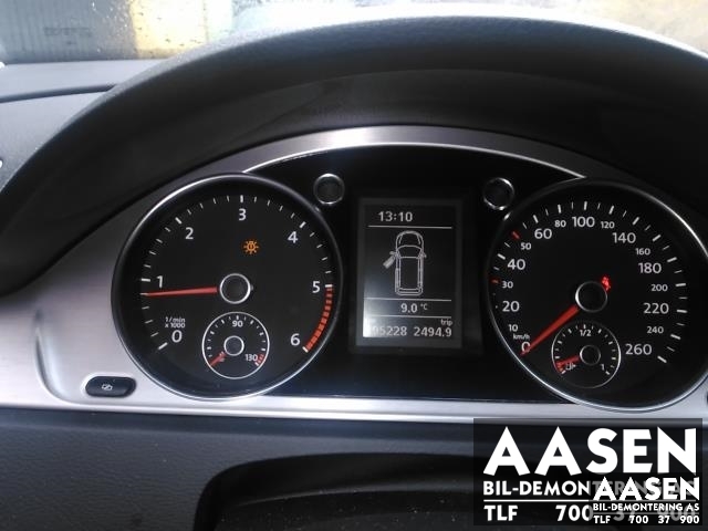 VW Passat 2011-2015 (B7) (B7), Motorkode: CAYC, Girkassekode: MYP