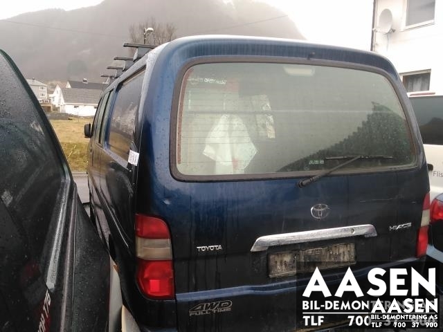 Toyota Hiace 2007-2012 (Fase 3) , Motorkode: 2KD-FTV, Girkassekode: 33030-26A60