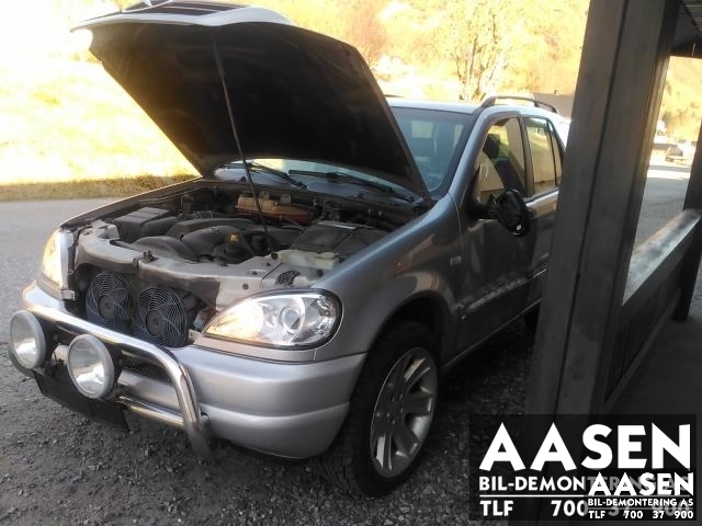 Mercedes ML 1997-2005 (W163) (W163), Motorkode: M 112.942, Girkassekode: 72266201