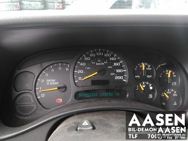 Chevrolet Tahoe 2001-2005 (Type II) , Motorkode: LM7, Girkassekode: 