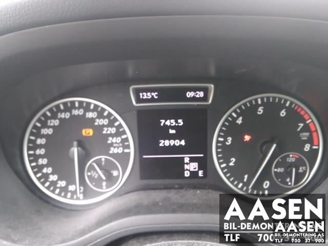 Mercedes B-Klasse 2011-2018 (W246) (W246), Motorkode: 270910, Girkassekode: 72400200246332