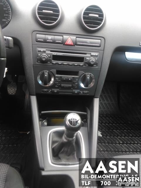 Audi A3 2003-2008 (Type II, Fase 1) , Motorkode: BGU, Girkassekode: FVH