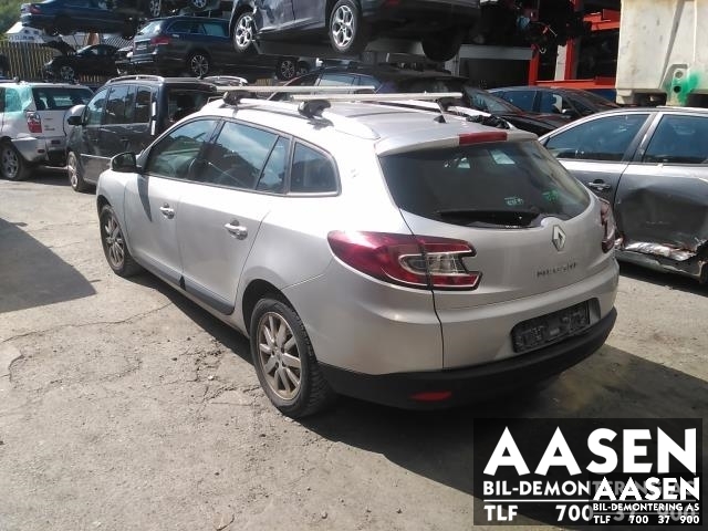 Renault Megane 2009-2016 Type III , Motorkode: K9K H8, Girkassekode: 