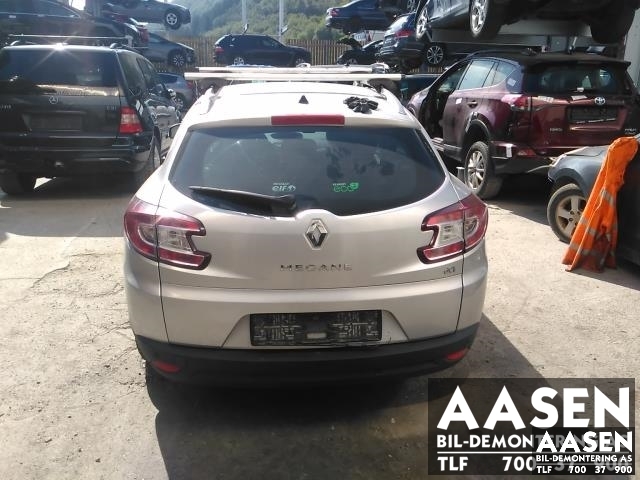 Renault Megane 2009-2016 Type III , Motorkode: K9K H8, Girkassekode: 