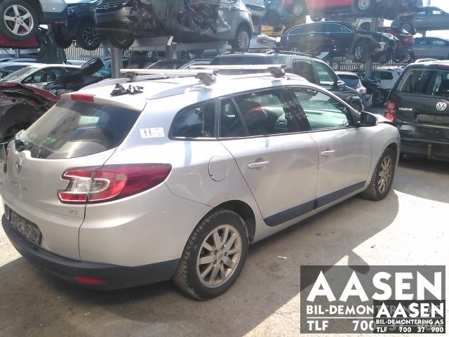 Renault Megane 2009-2016 Type III , Motorkode: K9K H8, Girkassekode: 