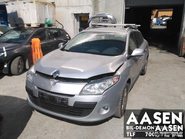 Renault Megane 2009-2016 Type III , Motorkode: K9K H8, Girkassekode: 