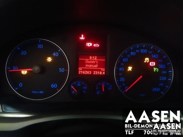 VW Golf V, Combi 2003-2008 , Motorkode: BKC, Girkassekode: GQQ