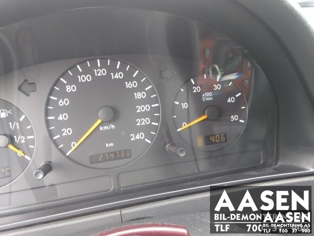 Mercedes ML 1997-2005 (W163) (W163), Motorkode: OM612.963, Girkassekode: 72266103