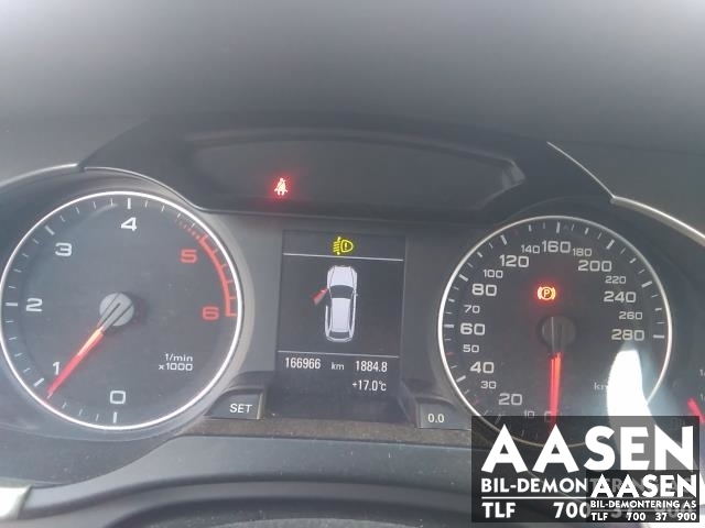 Audi A4 2007-2014 (Type IV) (B8) (B8), Motorkode: CAGA, Girkassekode: KXP