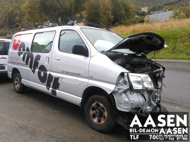 Toyota Hiace 2007-2012 (Fase 3) , Motorkode: 2KD-FTV, Girkassekode: 