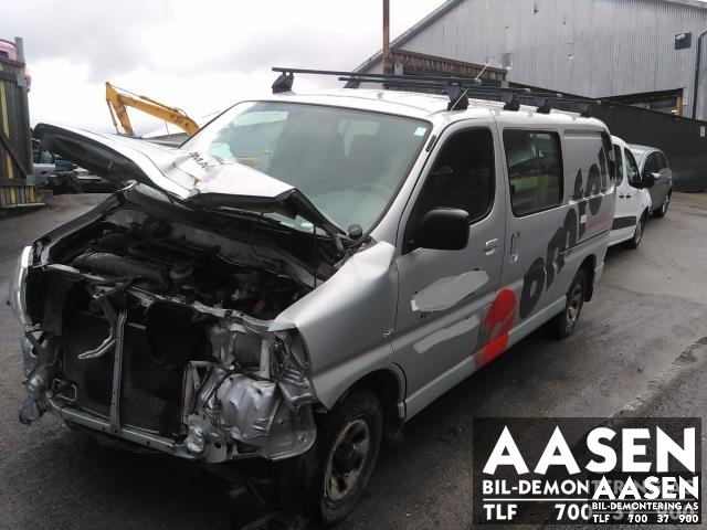 Toyota Hiace 2007-2012 (Fase 3) , Motorkode: 2KD-FTV, Girkassekode: 